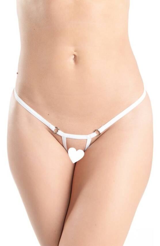 Beyaz Arası Açık Seksi Tanga TM1135 - 1