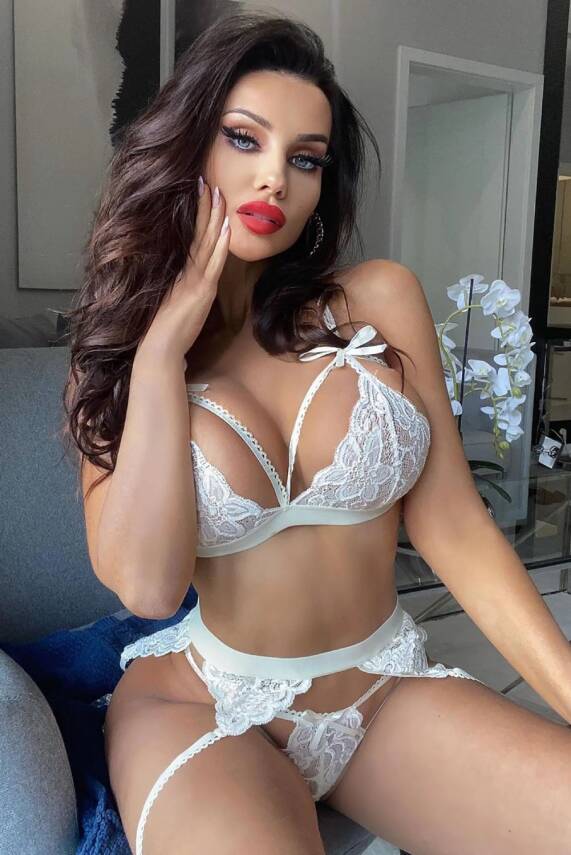 Beyaz Dantelli Jartiyer Takımı TM1275 - 1