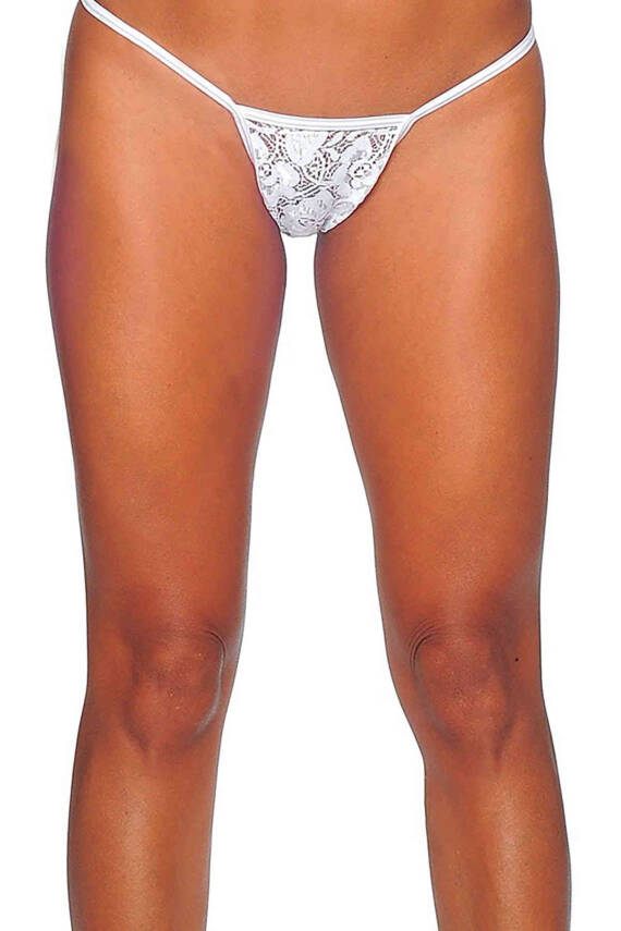 Beyaz Dantelli Tanga TM1165 - 1