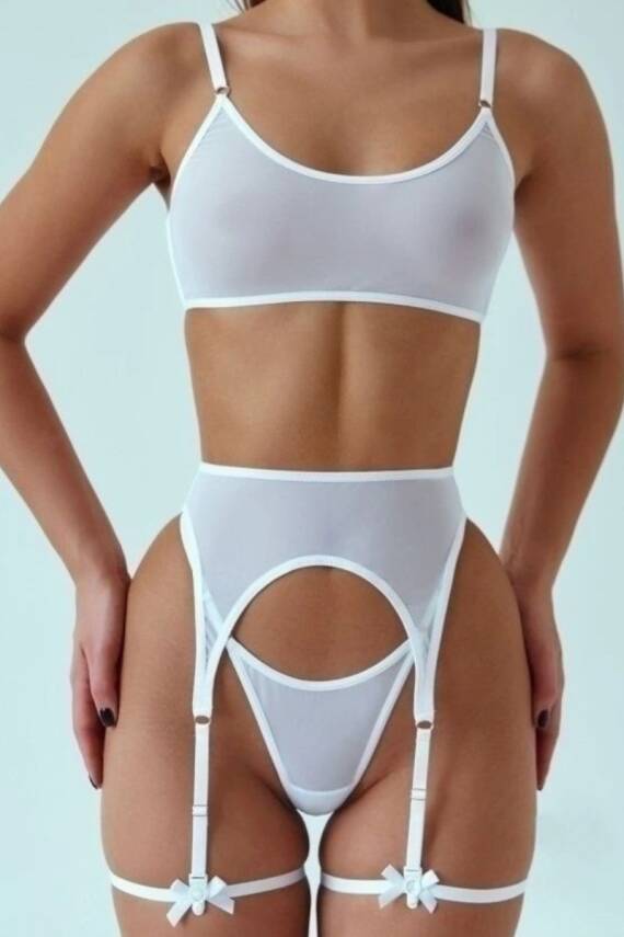 Beyaz Jartiyer Takım - 1