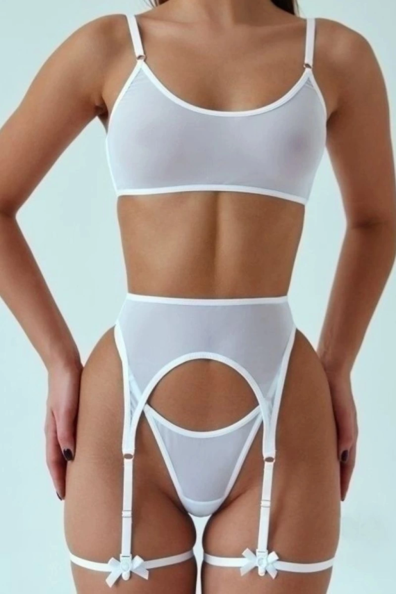 Beyaz Jartiyer Takım - 4