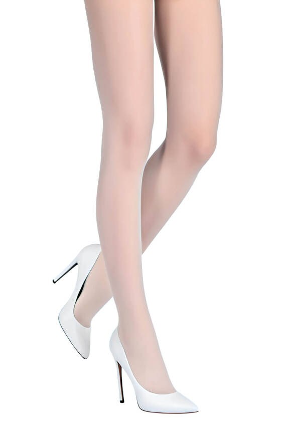 Beyaz Külotlu Çorap 20 Den - 2