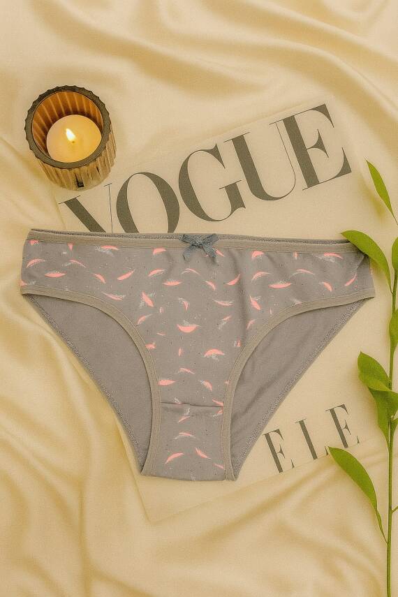 Kadın 6'lI Pamuklu Desenli Külot Seti - Rahat & Nefes Alan İç Giyim - 3