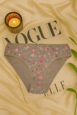 Kadın 6'lI Pamuklu Desenli Külot Seti - Rahat & Nefes Alan İç Giyim - 4