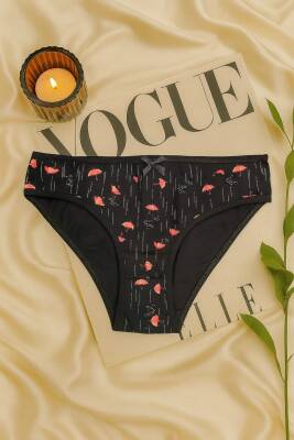 Kadın 6'lI Pamuklu Desenli Külot Seti - Rahat & Nefes Alan İç Giyim - 5