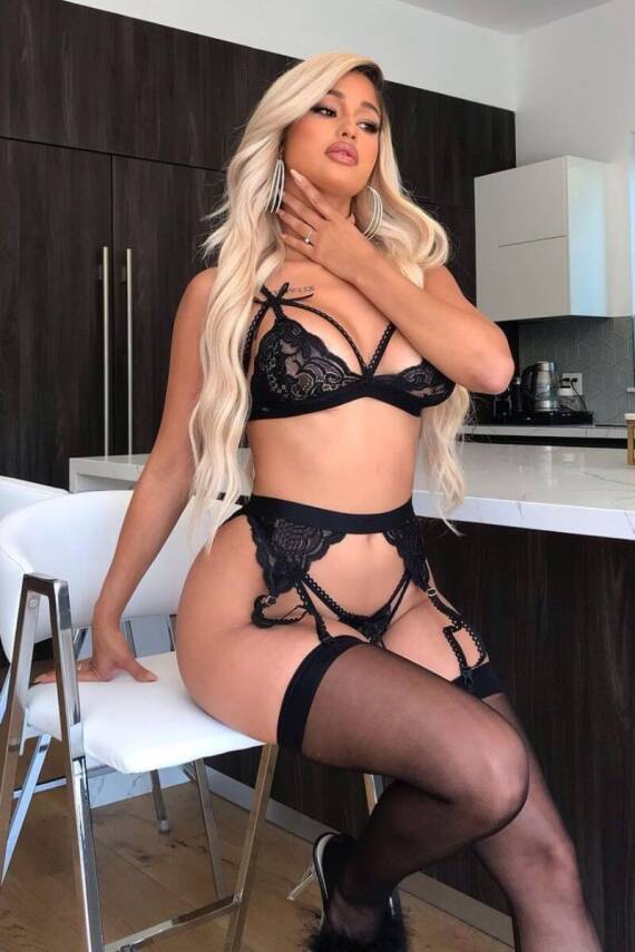 Siyah Dantelli Jartiyer Takımı TM1274 - 1