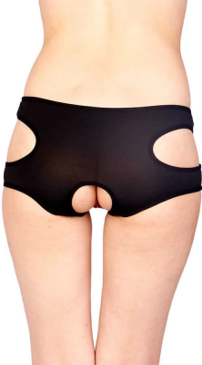 Siyah Özel Bölgesi Açık Fantazi Külot TM1154 - 2