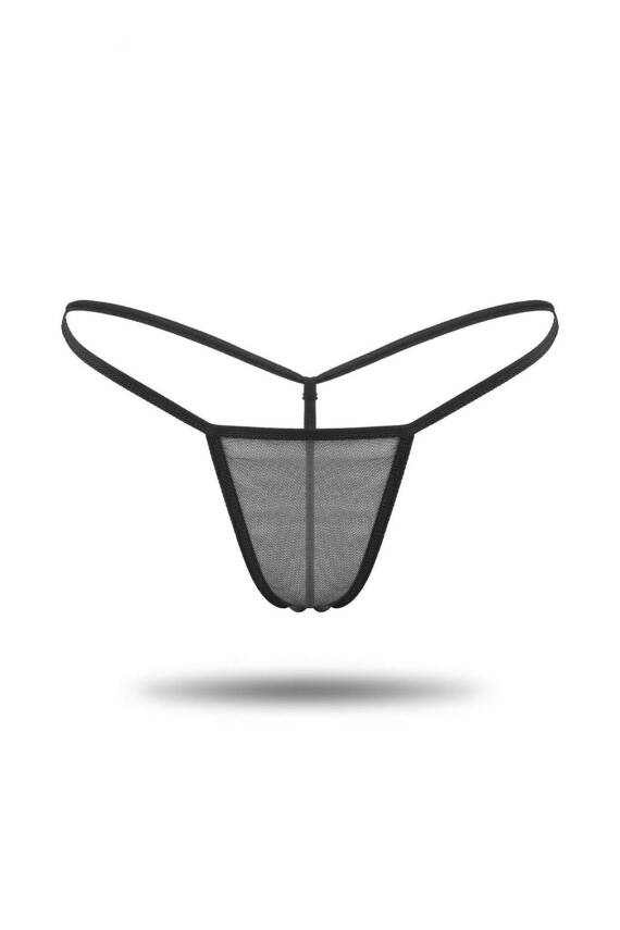 Siyah Tül Tanga TM1114 - 3